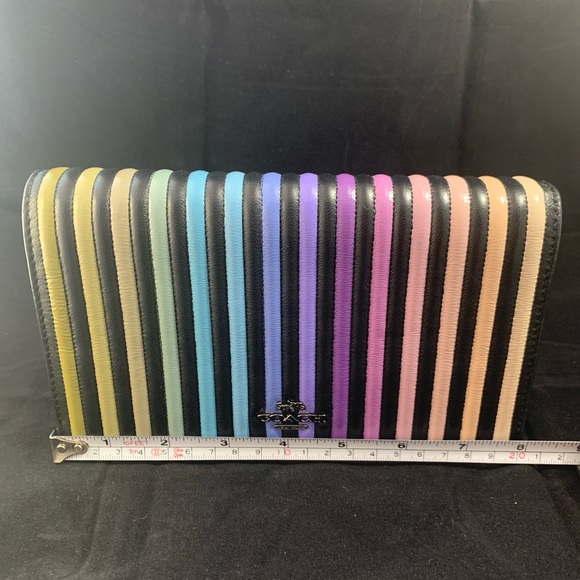 Quilted Lambskin Coach Purse - Picture 7 of 8